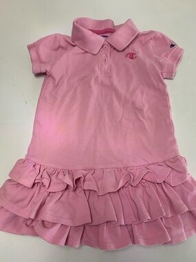 Champion Pink athletic dress with ruffles size 18-24 mo